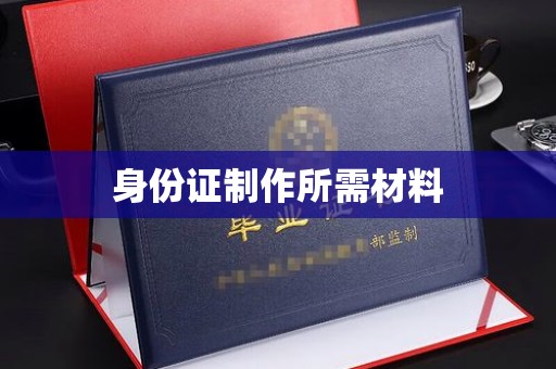 道真身份证制作所需材料