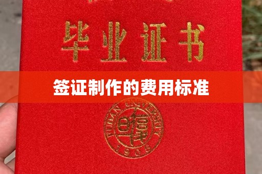 道真签证制作的费用标准