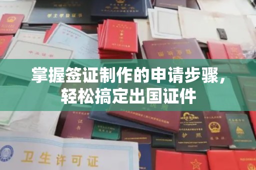 道真掌握签证制作的申请步骤，轻松搞定出国证件