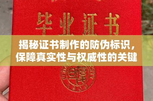 道真揭秘证书制作的防伪标识，保障真实性与权威性的关键